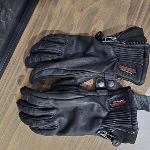 Harley-Davidson Black Leather Gloves